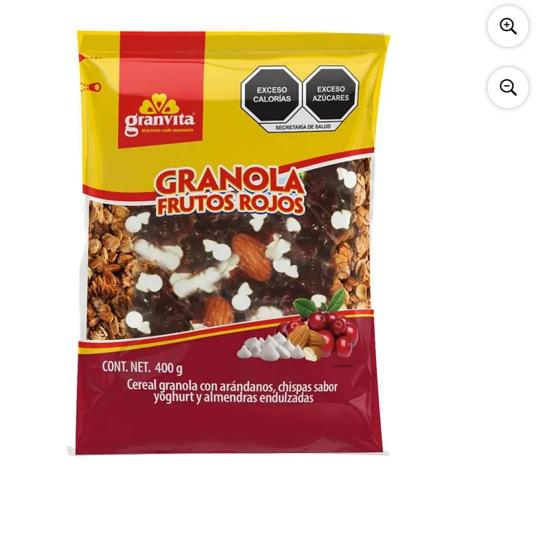 Granola Granvita frutos rojos 400 g