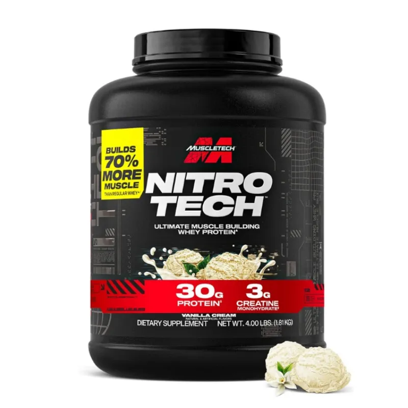 Whey Protein: Nitro-Tech (4 lbs)