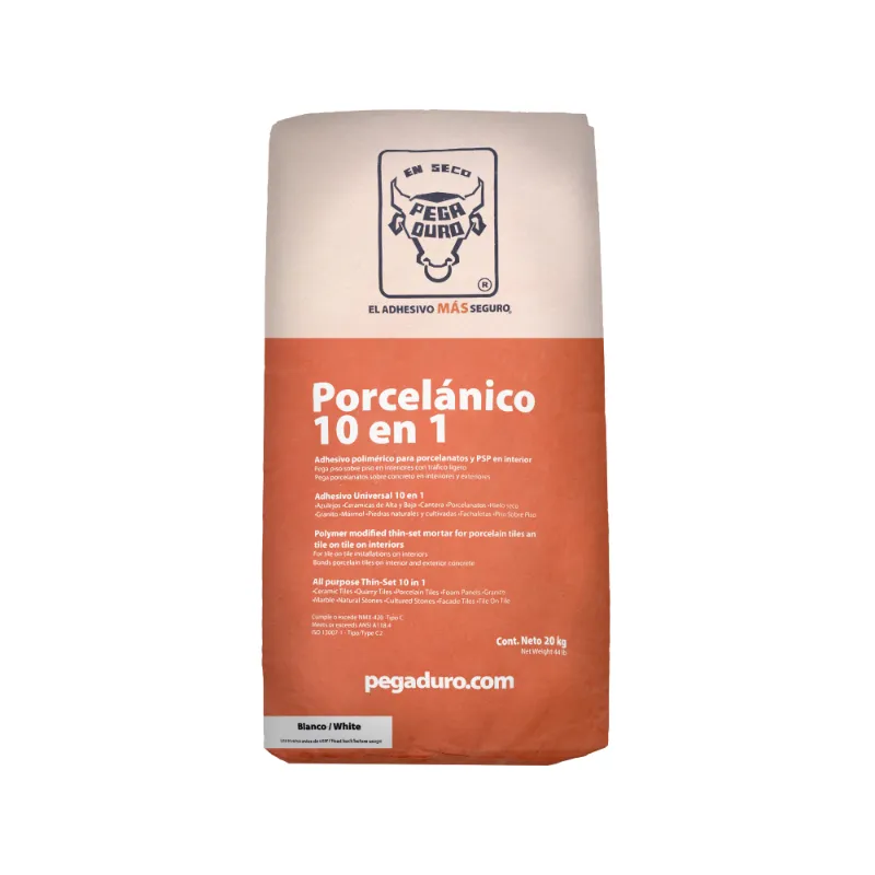 Cemento cola Pegaduro, porcelanico 10 en 1