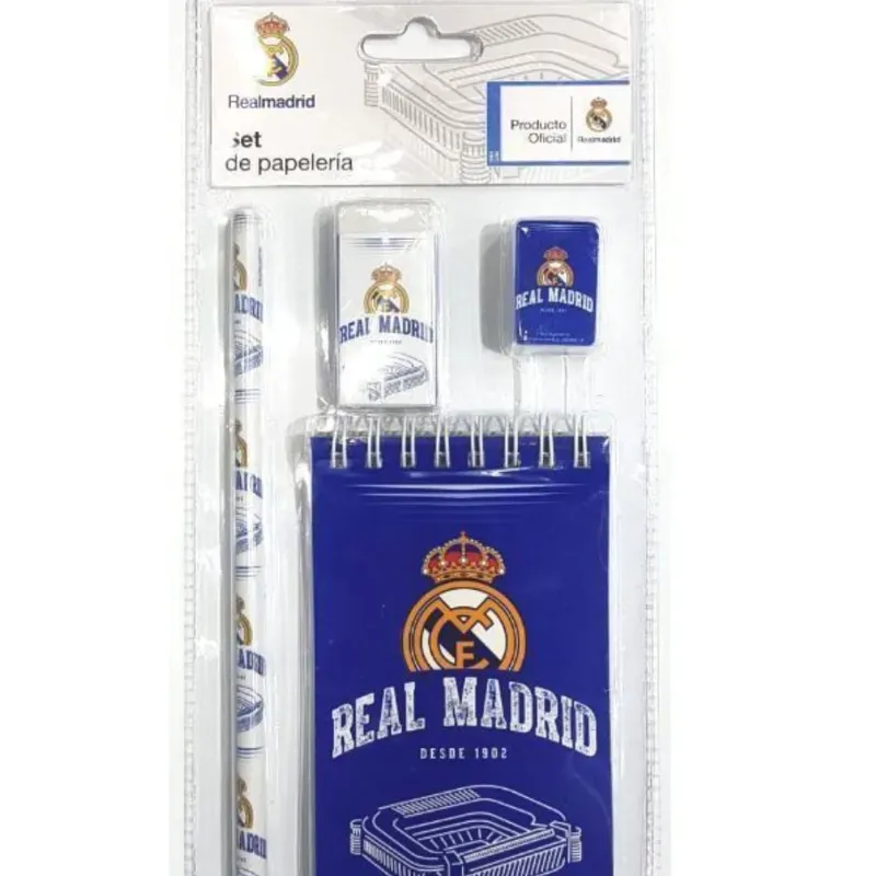 Set papelería Real Madrid