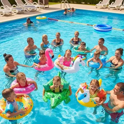 Alquiler de balsa infantil