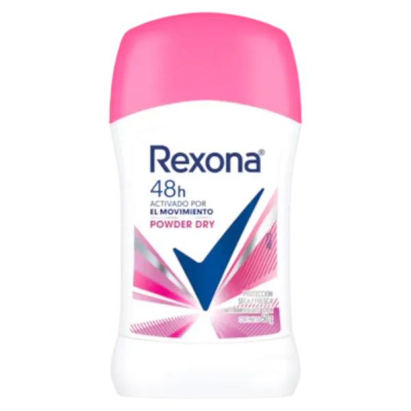 DESODORANTE ANTITRANSPIRANTE EN BARRA REXONA POWDER DRY 45gr
