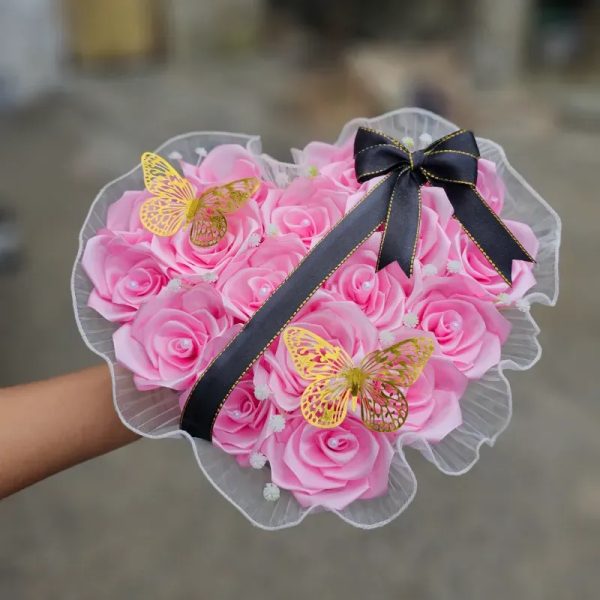 Cajita de Rosas en forma de 