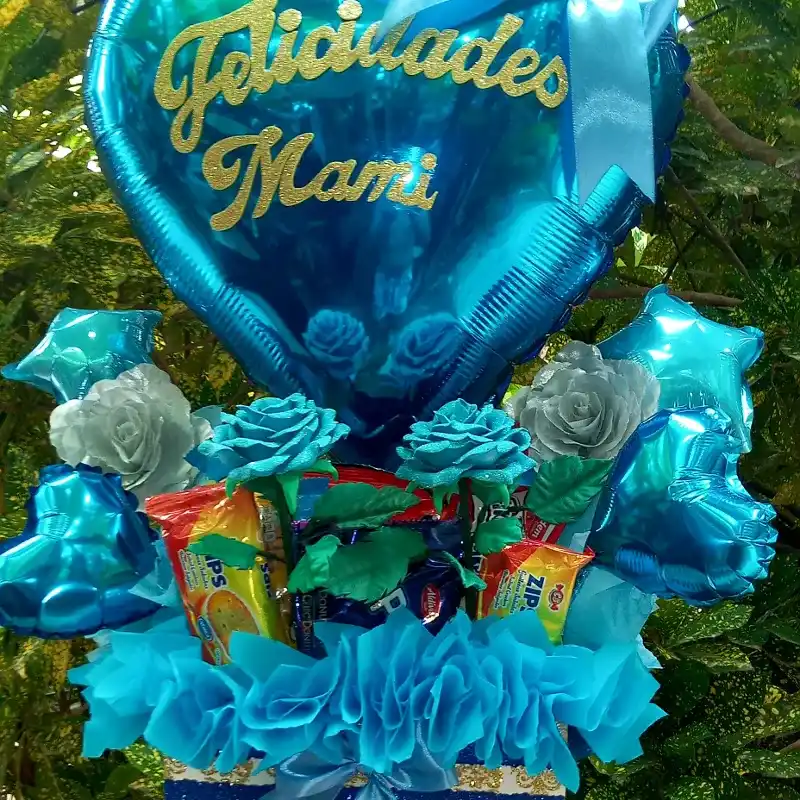 Corazón florecido para mi mami