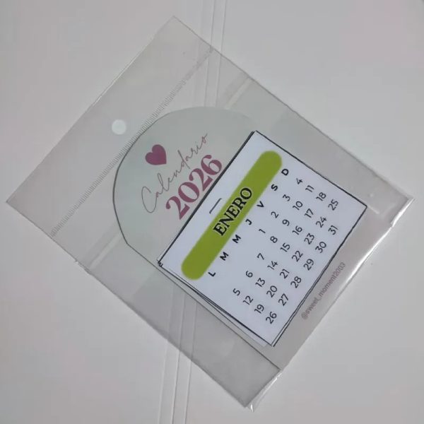 Calendario Simple 2026
