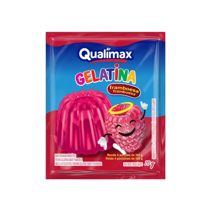 Gelatina Qualimax Frambuesa (2U)