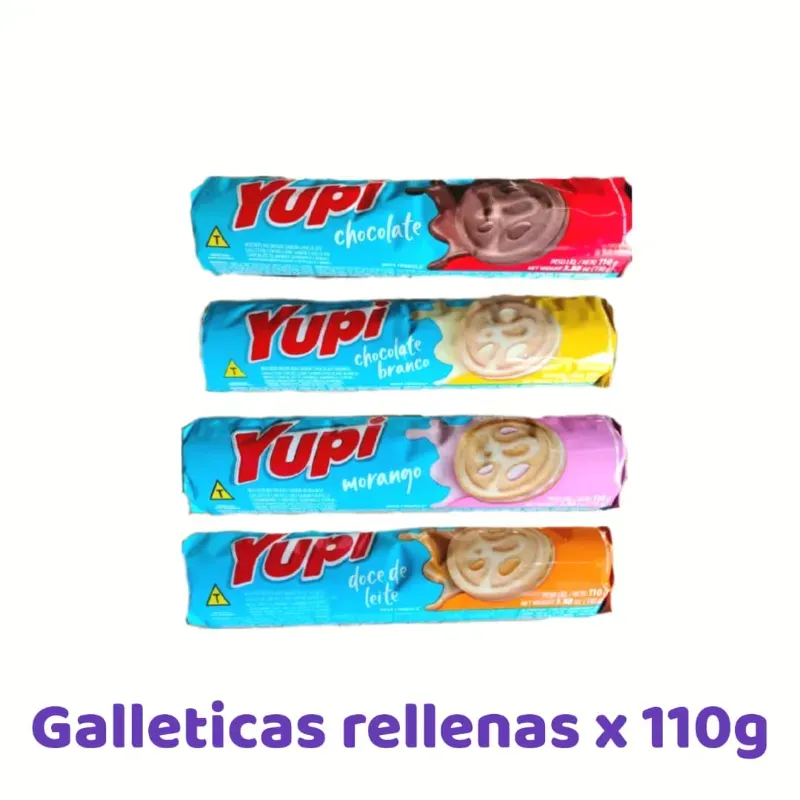 Galletas Yupi rellenas con crema 110g