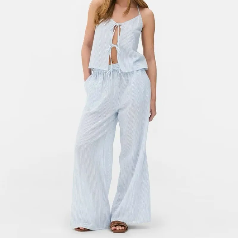 Pantalón Cintura Elástico Playero