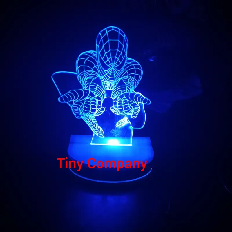 Lámparita 3D Spiderman