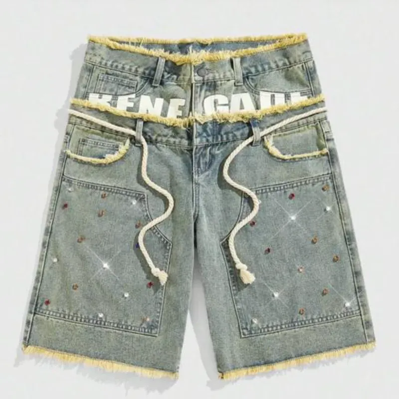 Shorts mezclilla doble faja