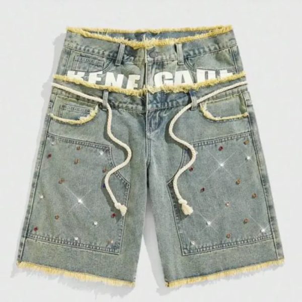 Shorts mezclilla doble faja