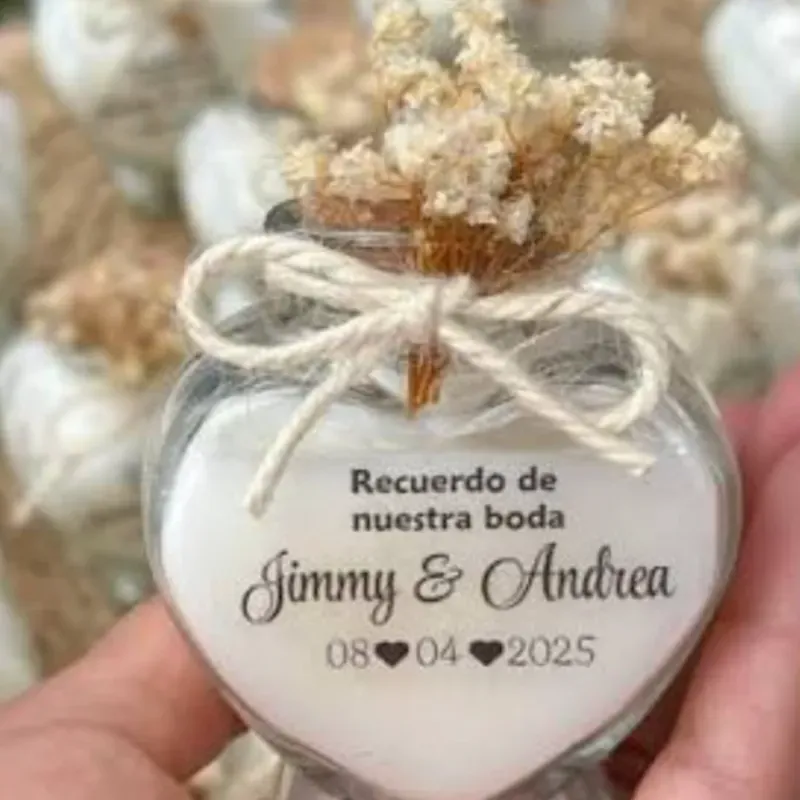 Velas Decoradas para Bodas
