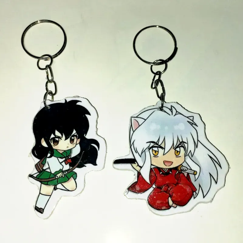  Pareja de llaveros Inuyasha y Kagome