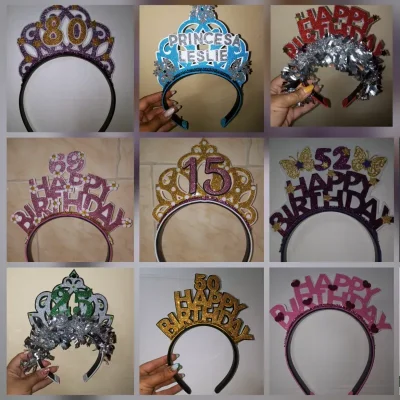 Diademas de cumpleaños