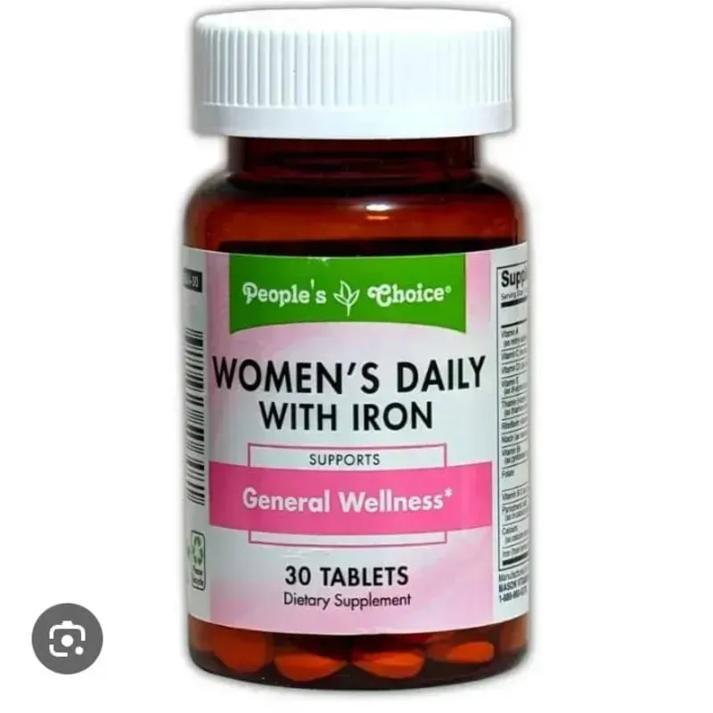 Suplemento vitaminico con hierro