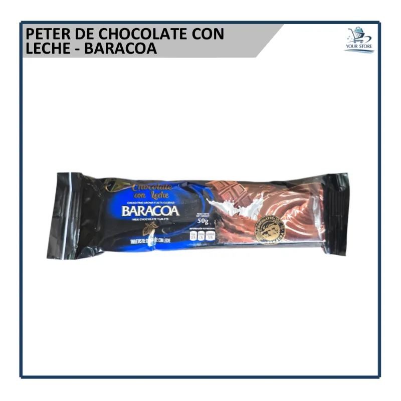 Peter de Chocolate con Leche - Baracoa (50g)