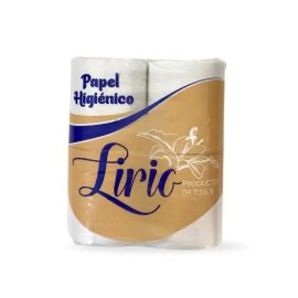 Papel sanitario 4 rollos alto rendimiento Lirio