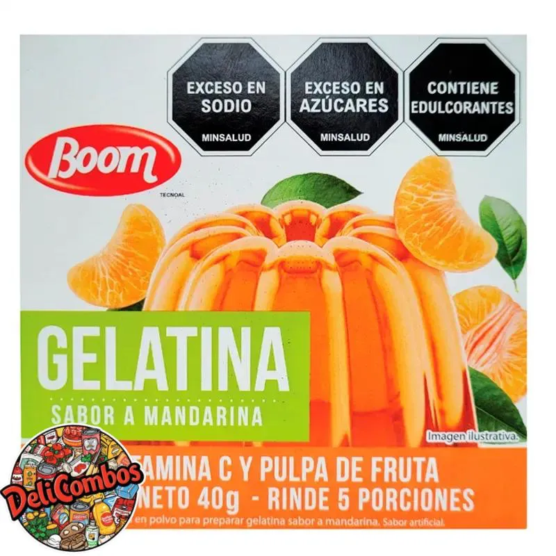 Gelatina Boom Mandarina
