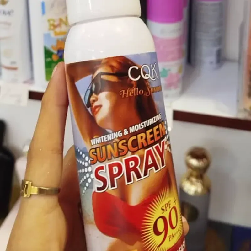 Protector solar en spray no graso