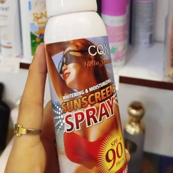Protector solar en spray no graso