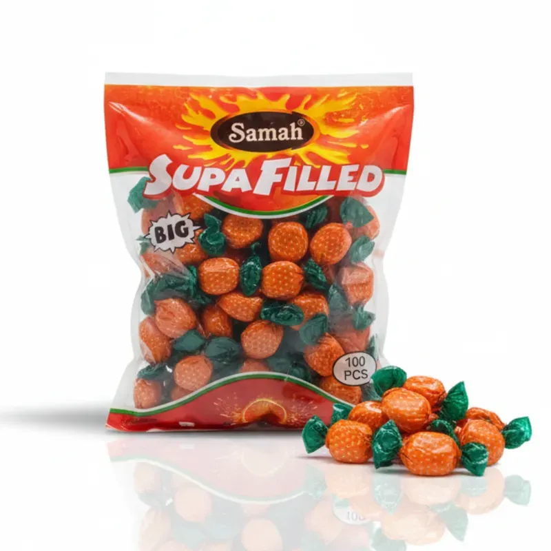 Caramelos de Fresa Supa Filled - 100 unidades