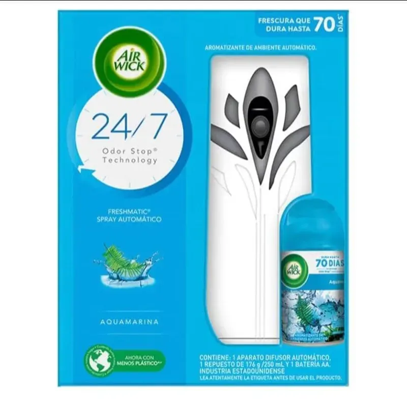 ️ Air Wick Fresmatic – Aquamarina con menta y eucalipto