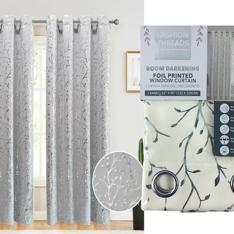 Cortina de Oscurecimiento con Diseño Foil