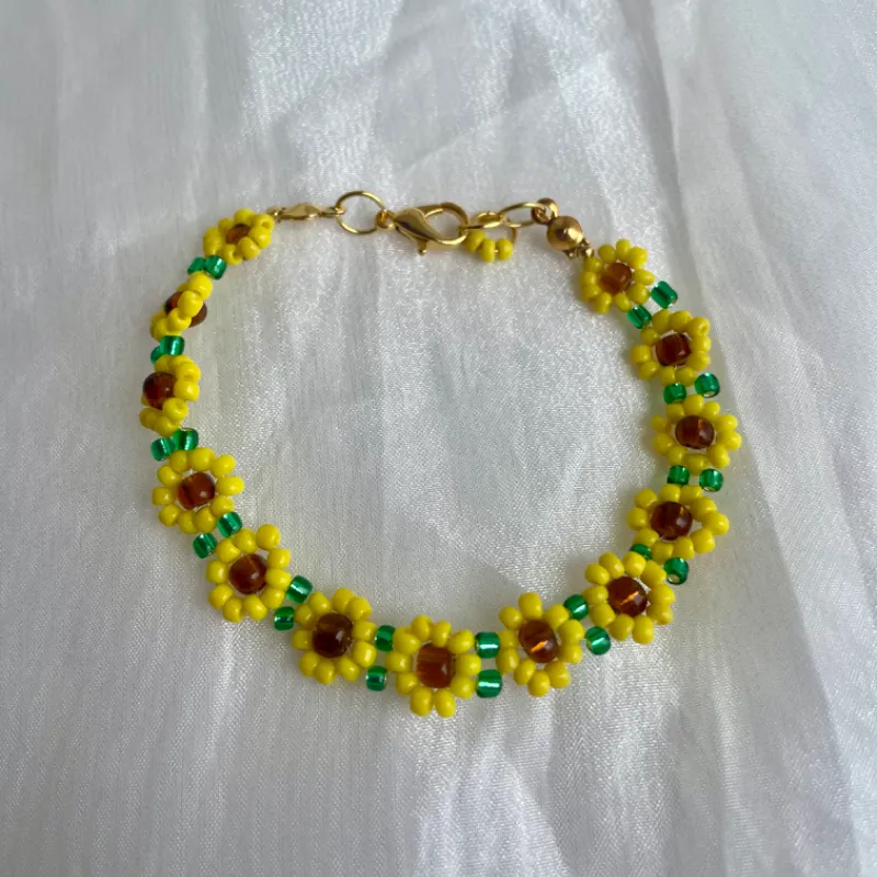 Pulseras de girasoles 