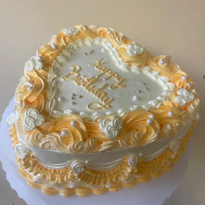 Kake en forma de corazón