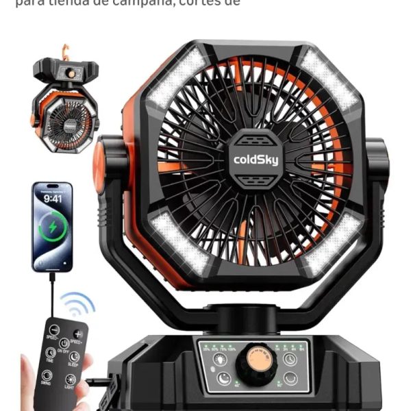 Ventilador recargable Cold Sky