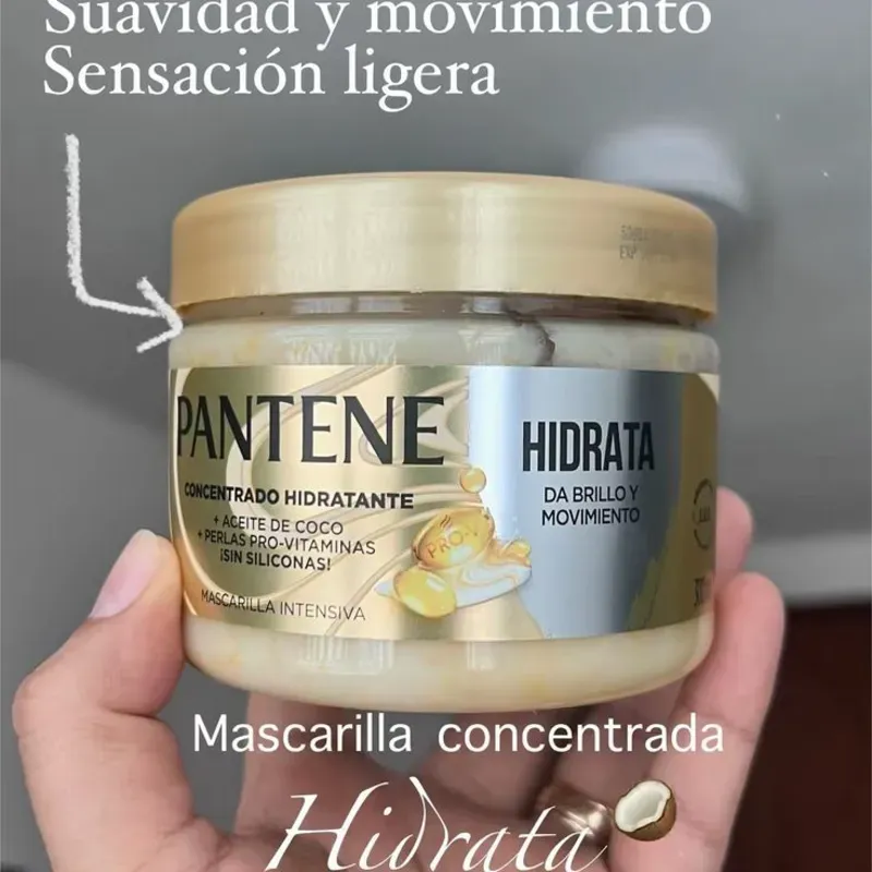 Mascarilla capilar Pantene Hidrata
