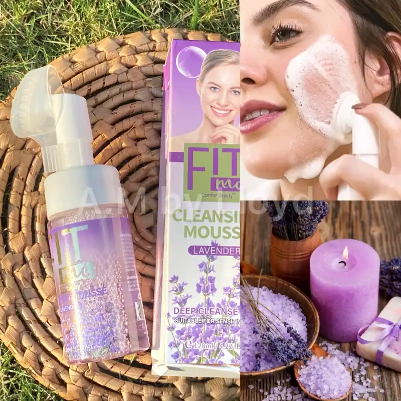 Espuma Limpiadora Facial de Lavanda 