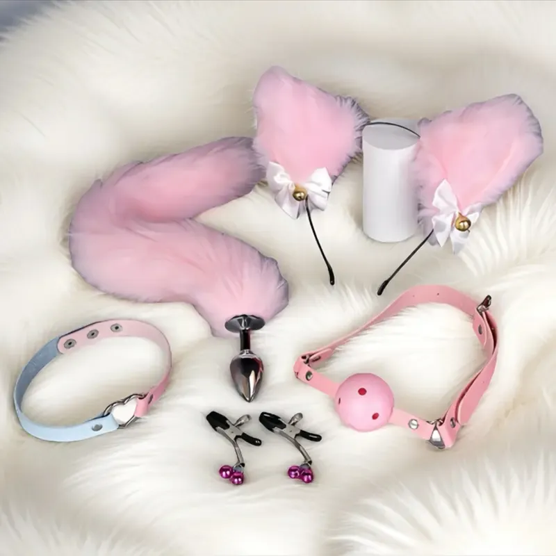 Conjunto Kawaii Rosa. 