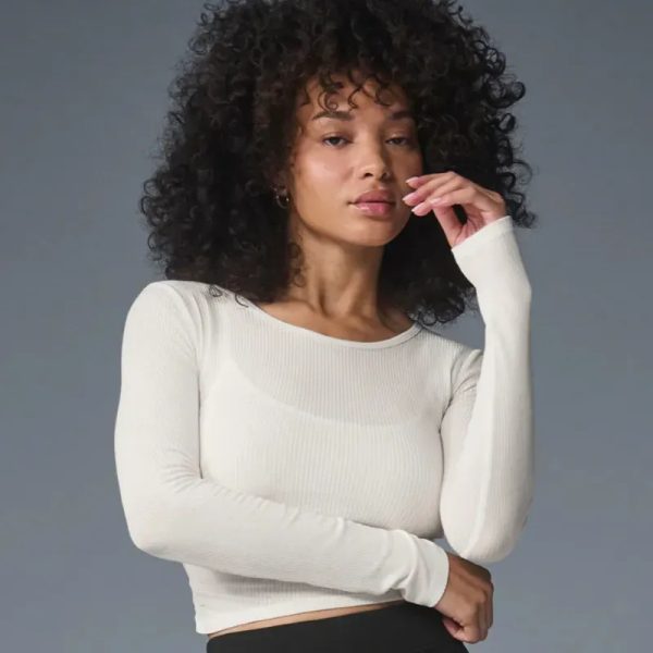 Crop top Alo Yoga/Blanco