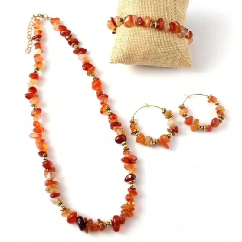 Set: Collar+Pulsera+Pendientes