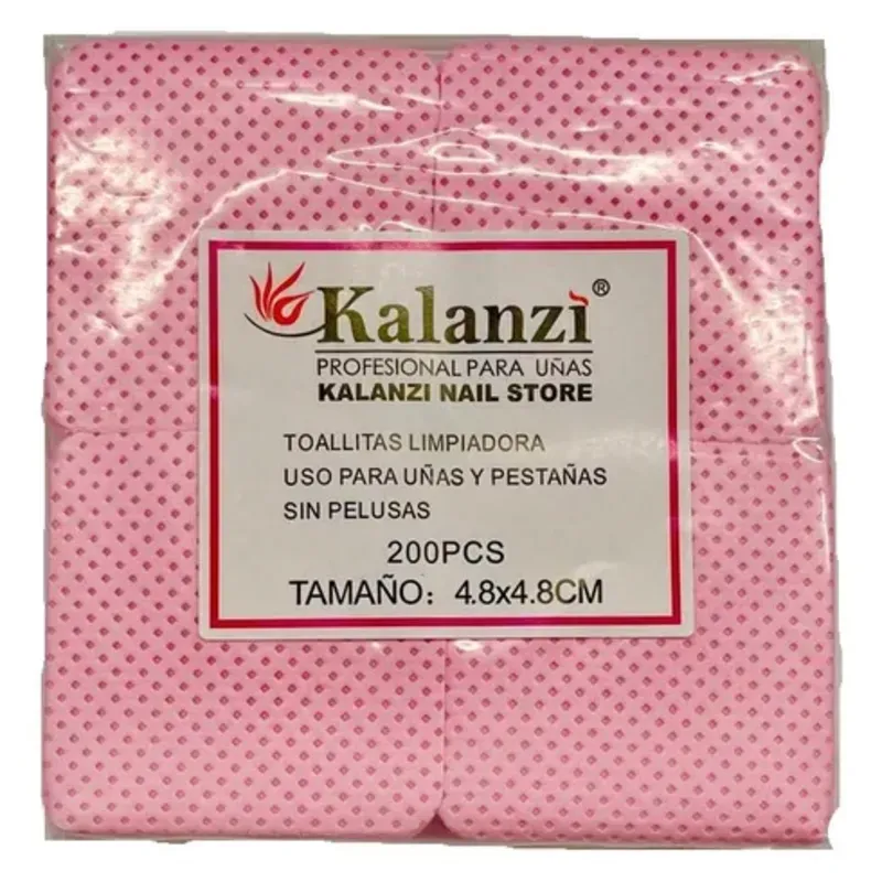 Toallitas limpiadoras uso para uñas 200 unidades