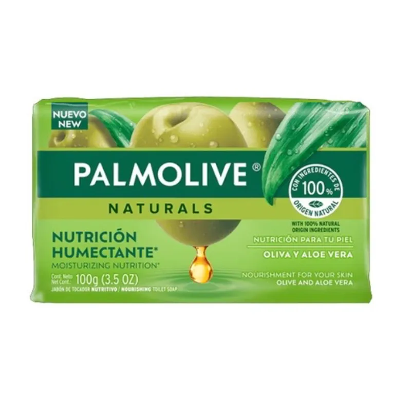 Jabón de Baño Palmolive Oliva y Aloe Vera