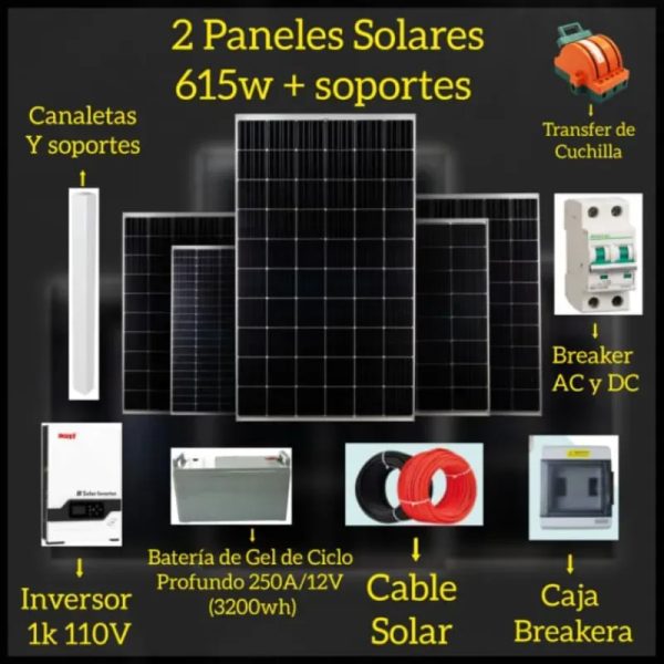 ☀️Kit fotovoltaico 1.5Kw