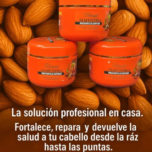 Tratamiento capilar de almendras