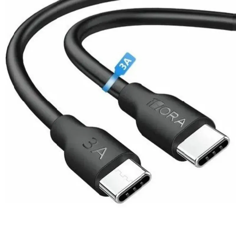 Cable 1Hora 3A puerto Tipo C a Tipo C