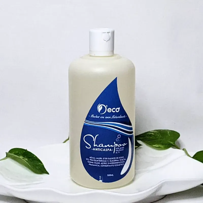 Shampoo anticaspa con ácido salicílico