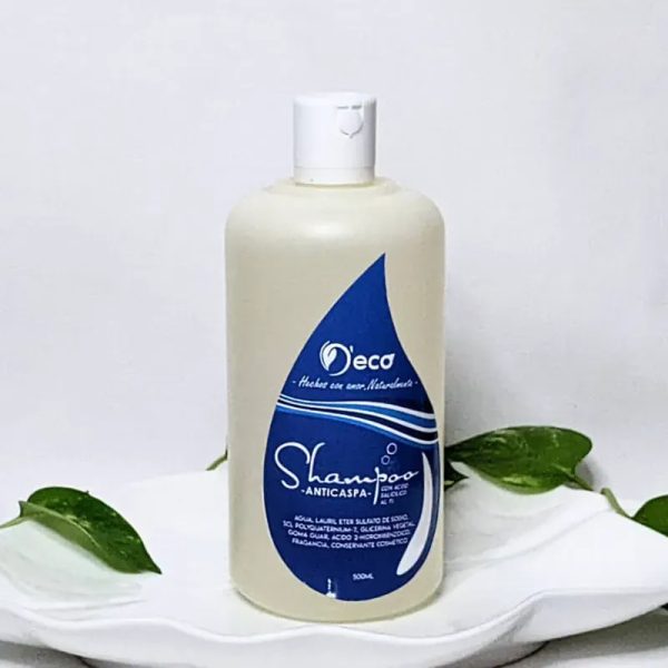 Shampoo anticaspa con ácido salicílico