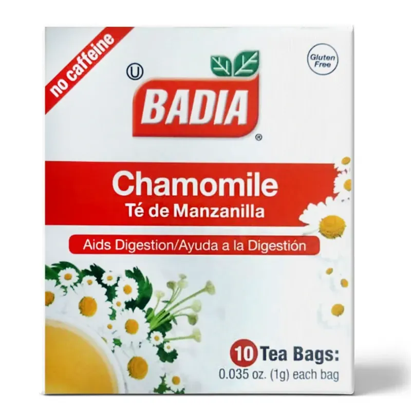Té de Manzanilla BADIA (caja de 10 bolsitas)