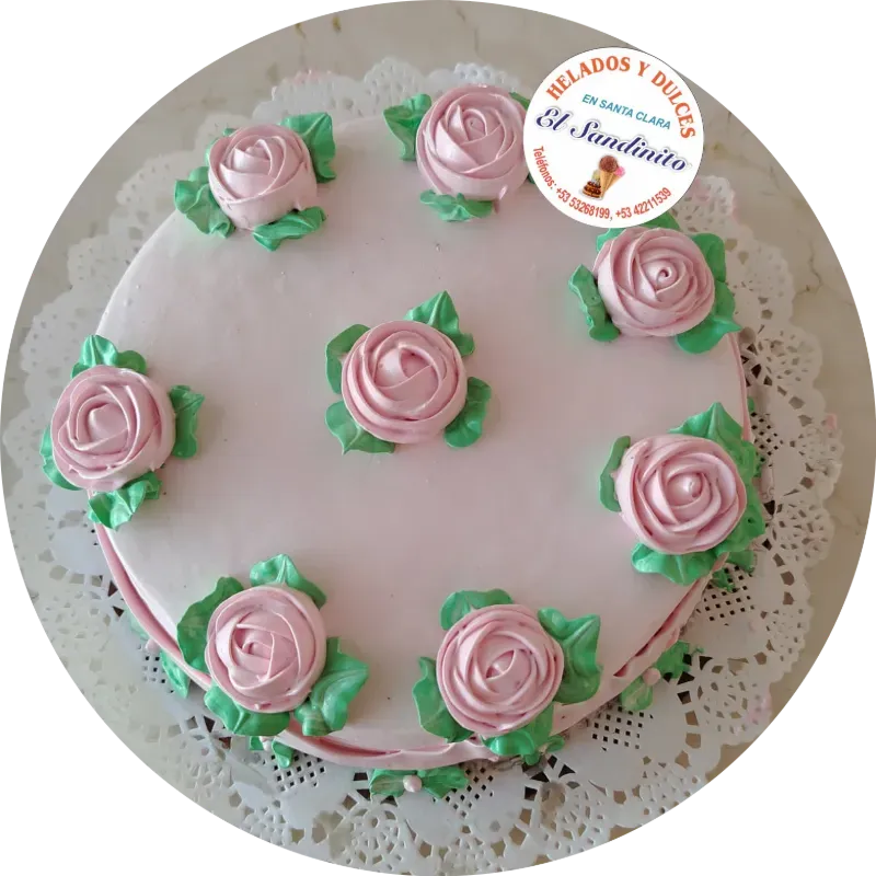 CAKE DE PANETELA CON CUBIERTA DE MERENGUE