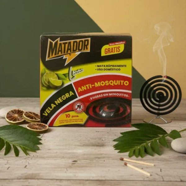 Vela Negra Anti-Mosquito Limón