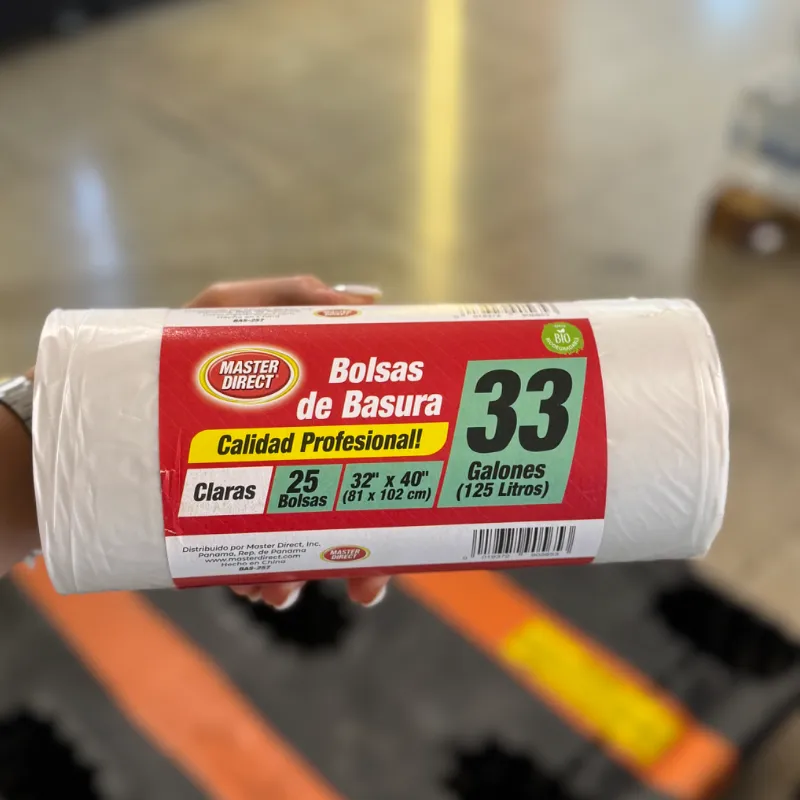 Bolsa de basura 25 u 33 galones