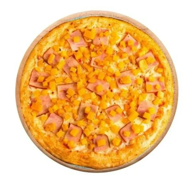 Pizza Hawaiana 30 cm: Piña, Jamón y Doble Queso