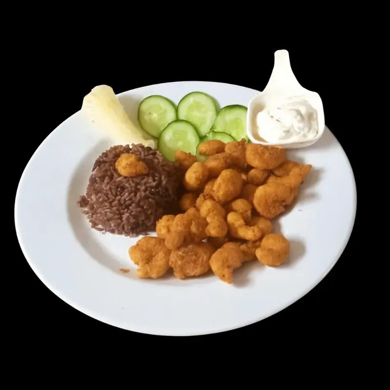 Camarones empanados