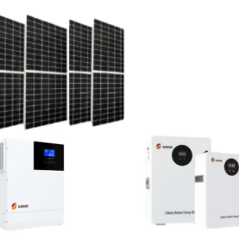 Kit de energía solar híbrido SRNE de 3000 W