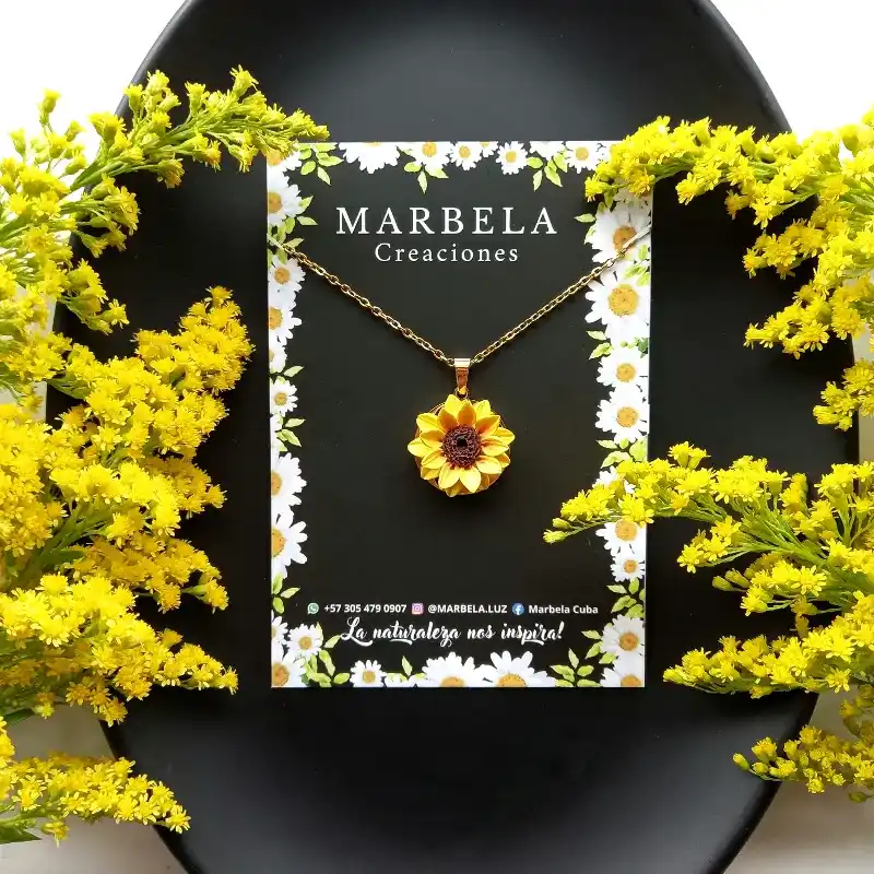 ✨Cadena de Girasol Mini✨